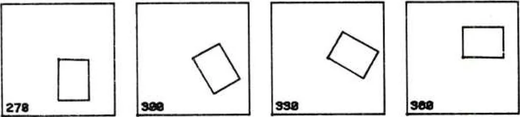 An illustration from Primer on Computer Graphics Programming. Revision, 1982, leaf 92