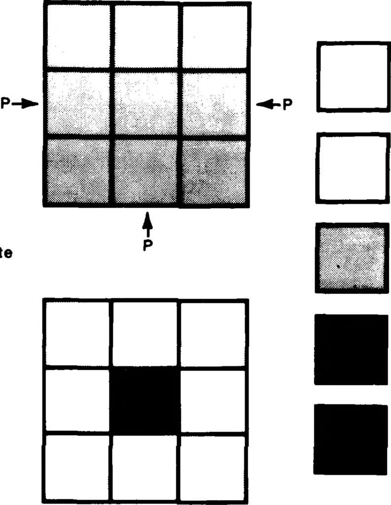 An illustration from Computer Graphics for Scientific Applications, 1982, leaf 36