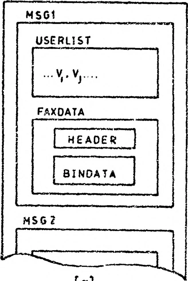An illustration from University College London ARPANET Project, 1978, leaf 89