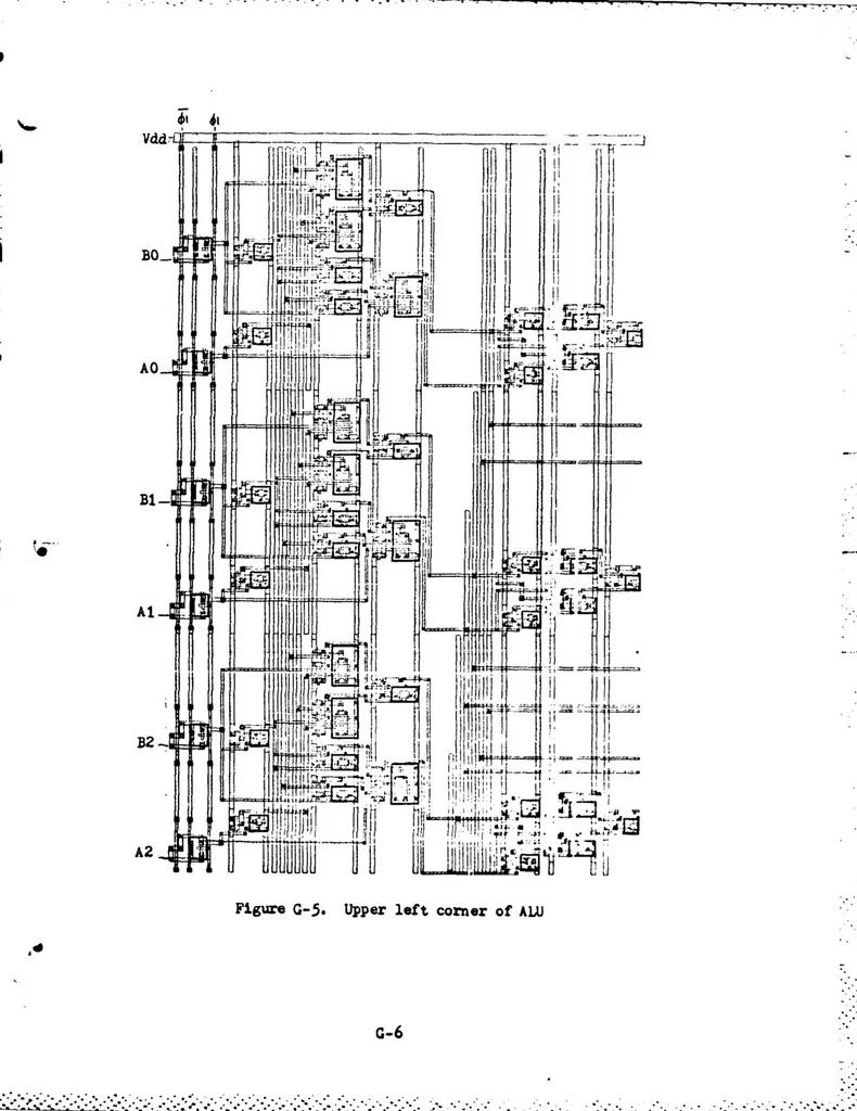 An illustration from Analysis of the Capability to Effectively Design Complementary Metal Oxide Semiconductor Integrated Circuits, 1984, leaf 145