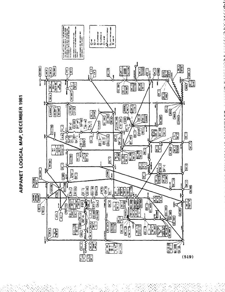 An illustration from Internet Protocol Transition Workbook, 1982, leaf 487