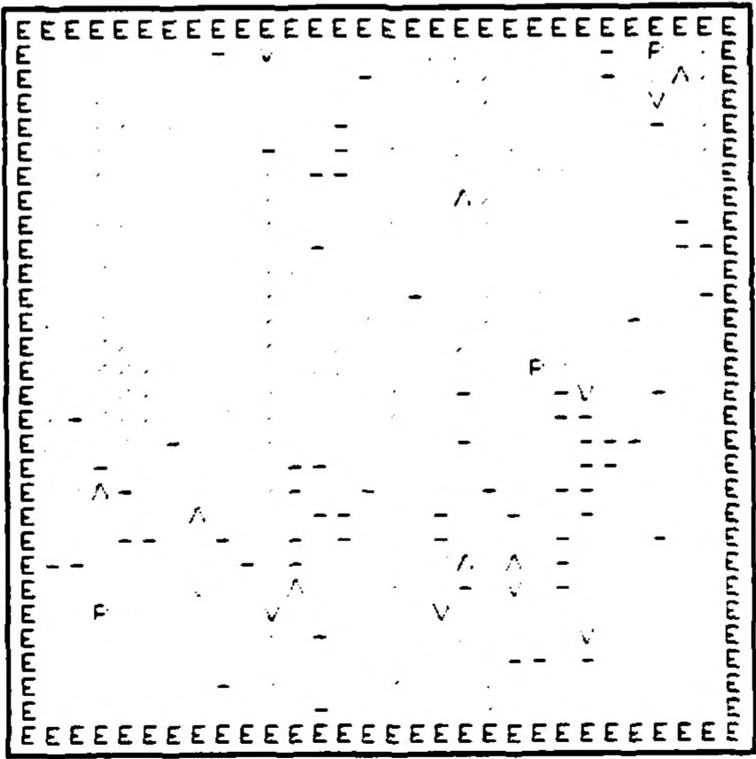 An illustration from Range Image Processing for Local Navigation of an Autonomous Land Vehicle, 1986, leaf 113