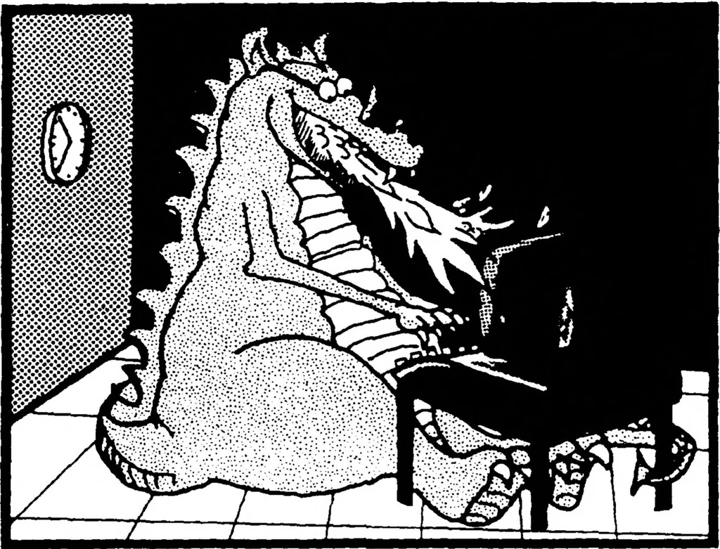 An illustration from Electronic Mail Survival Guide, 1989, leaf 19