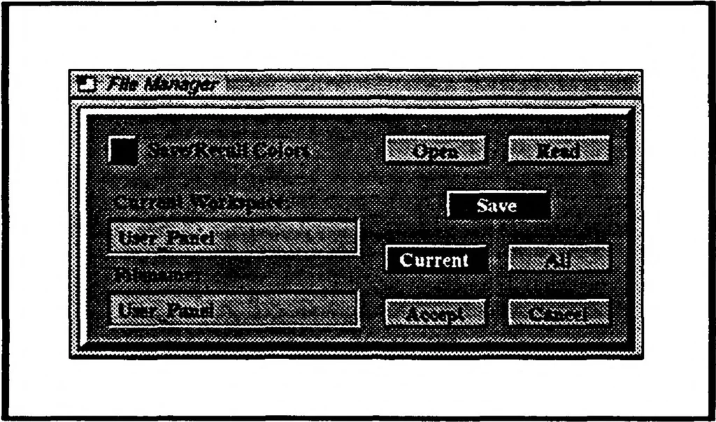 An illustration from Rapid Production of Graphical User Interfaces, 1990, leaf 117