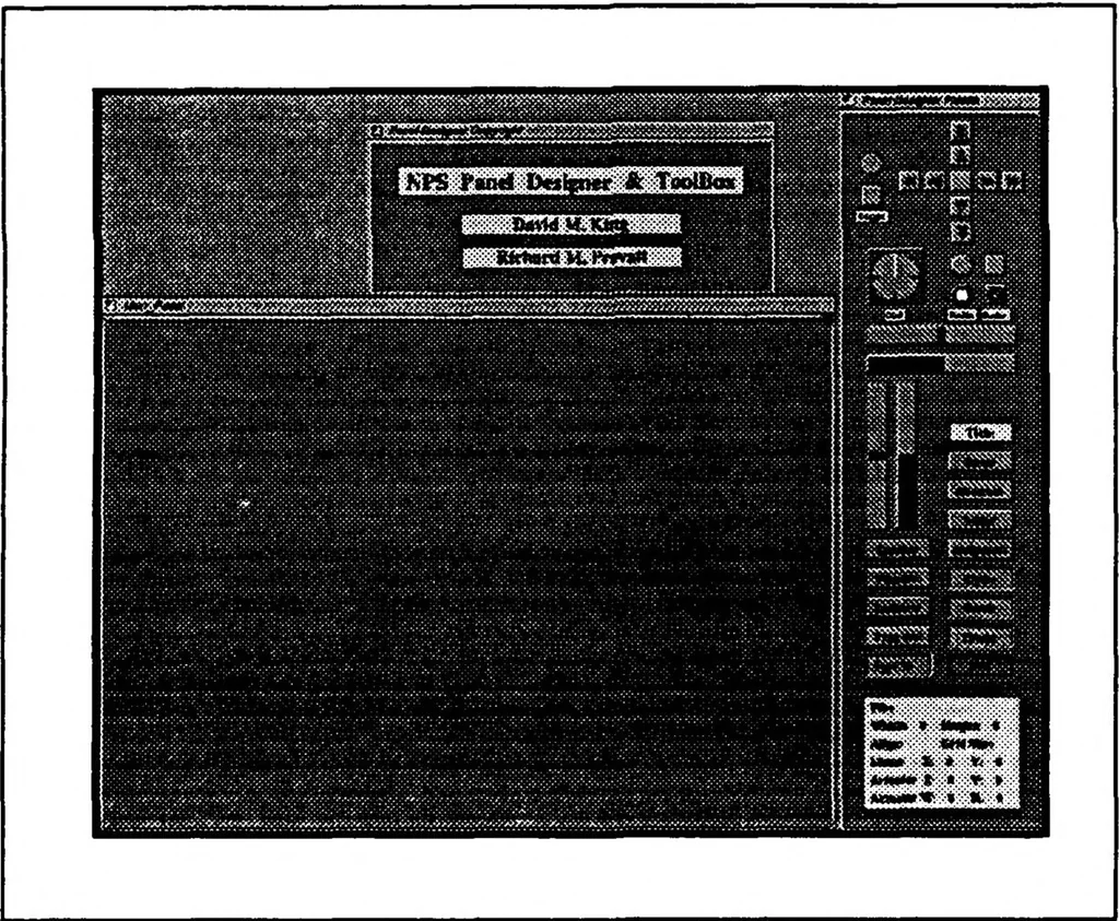 An illustration from Rapid Production of Graphical User Interfaces, 1990, leaf 42