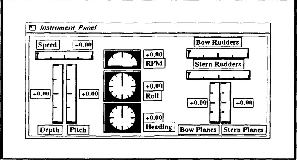 An illustration from Rapid Production of Graphical User Interfaces, 1990, leaf 88