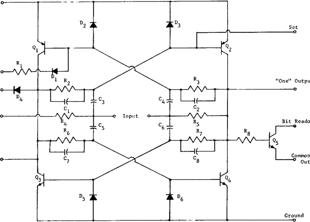 An illustration from Microelectronics in Space Research, 1965, leaf 108
