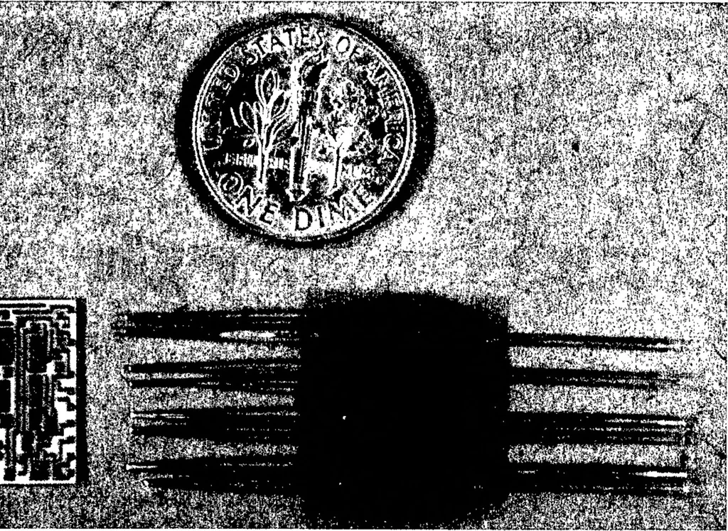 An illustration from Microelectronics in Space Research, 1965, leaf 109