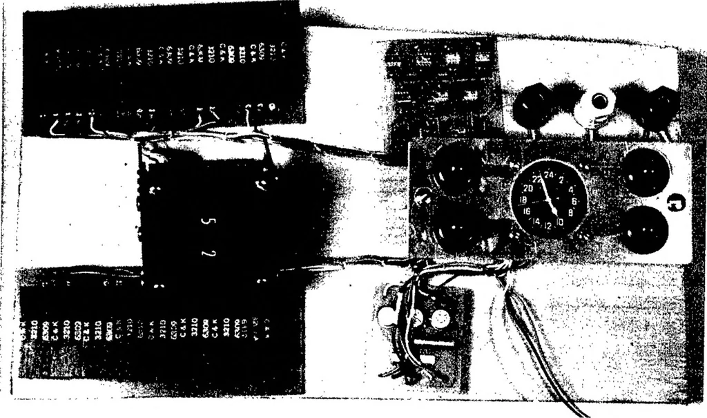 An illustration from Microelectronics in Space Research, 1965, leaf 111