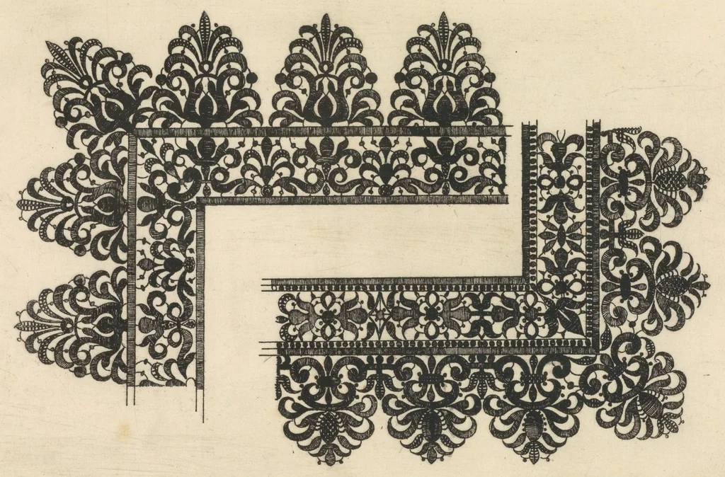An illustration from Vari disegni di merletti [Operetta d'intagliati lauor], 1639, leaf 5