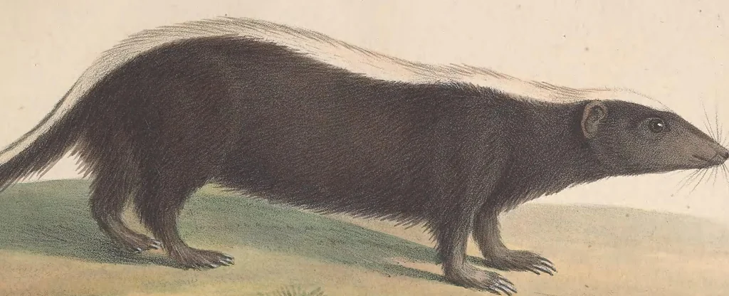 An illustration from Darstellung neuer oder wenig bekannter Säugethiere in Abbildungen und Beschreibungen : von fünf und sechzig Arten auf funfzig colorirten Steindrucktafeln nach den Originalen des Zoologischen Museums der Universität zu Berlin, 1827, leaf 92