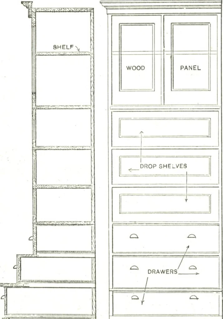 An illustration from Cement houses and private garages with constructive details, 1912, leaf 115