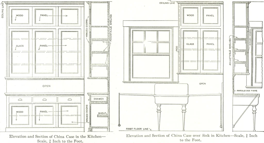 An illustration from Cement houses and private garages with constructive details, 1912, leaf 115