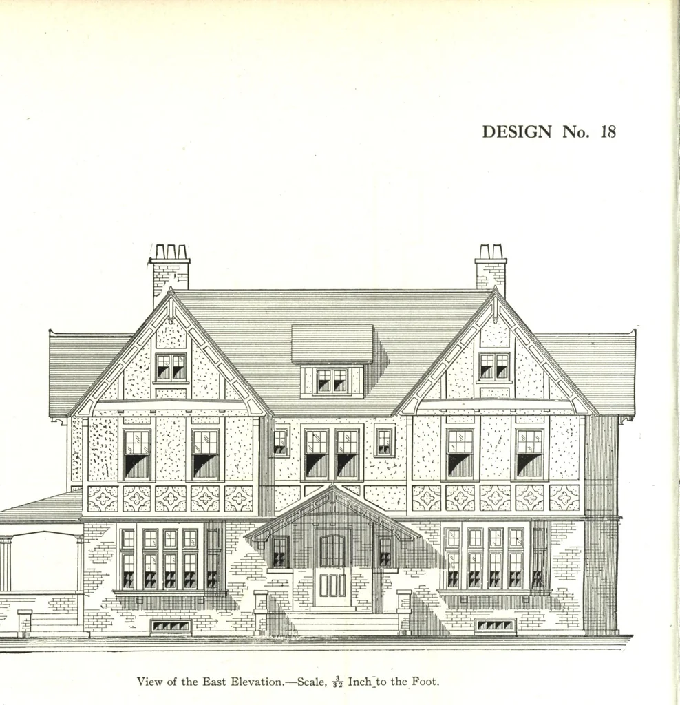 An illustration from Cement houses and private garages with constructive details, 1912, leaf 117