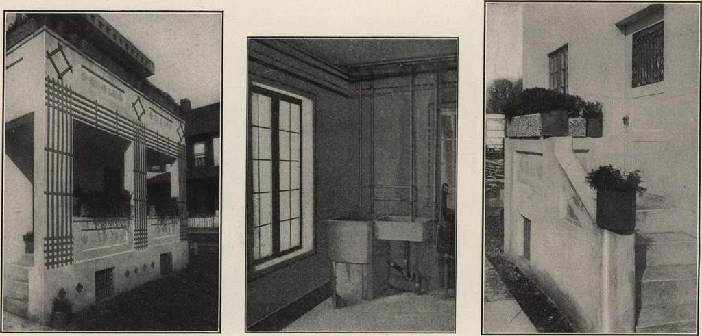 An illustration from Cement houses and private garages with constructive details, 1912, leaf 13