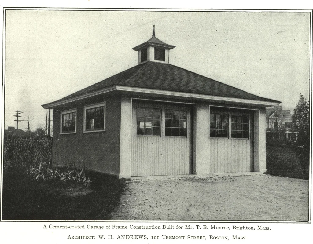 An illustration from Cement houses and private garages with constructive details, 1912, leaf 146