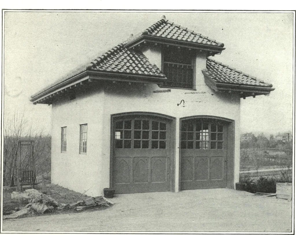 An illustration from Cement houses and private garages with constructive details, 1912, leaf 158