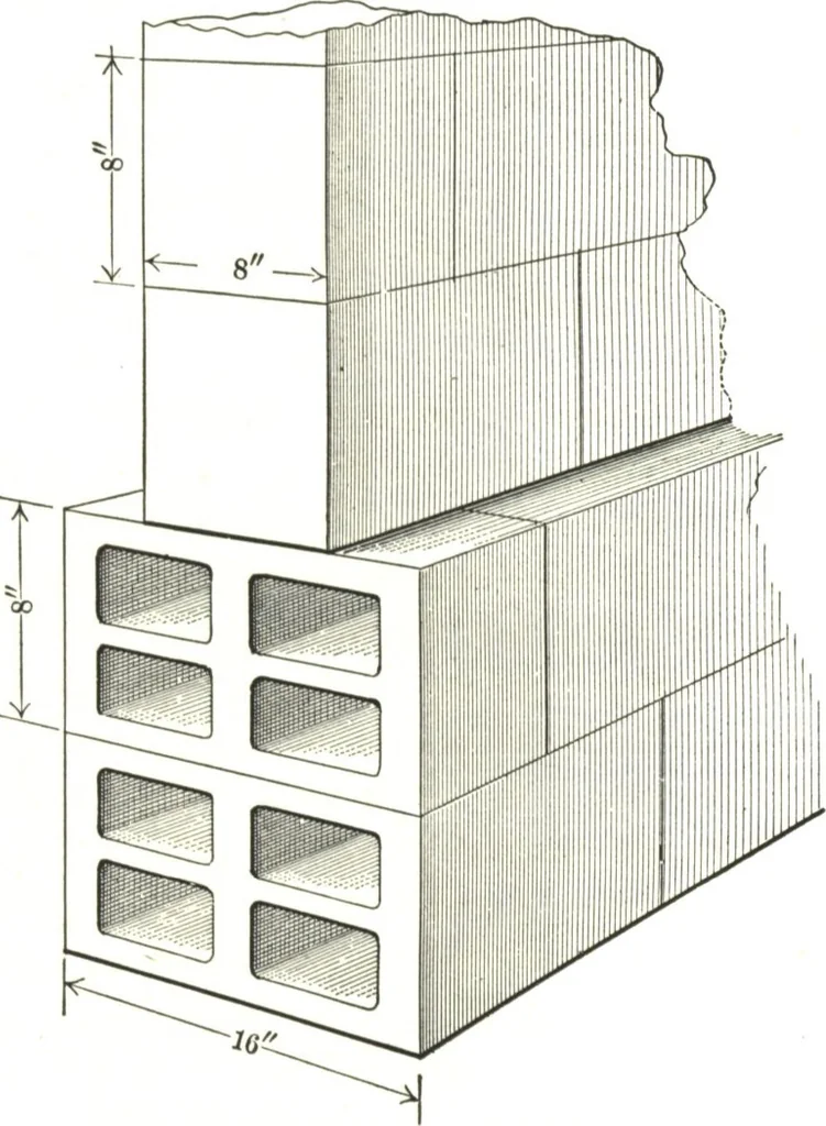 An illustration from Cement houses and private garages with constructive details, 1912, leaf 165