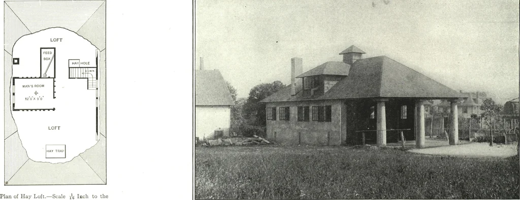 An illustration from Cement houses and private garages with constructive details, 1912, leaf 169