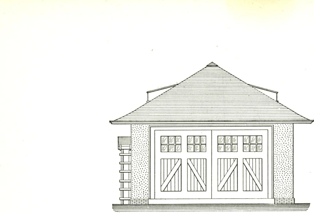 An illustration from Cement houses and private garages with constructive details, 1912, leaf 171