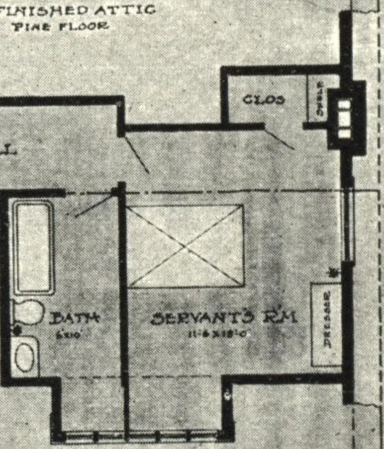 An illustration from Cement houses and private garages with constructive details, 1912, leaf 35