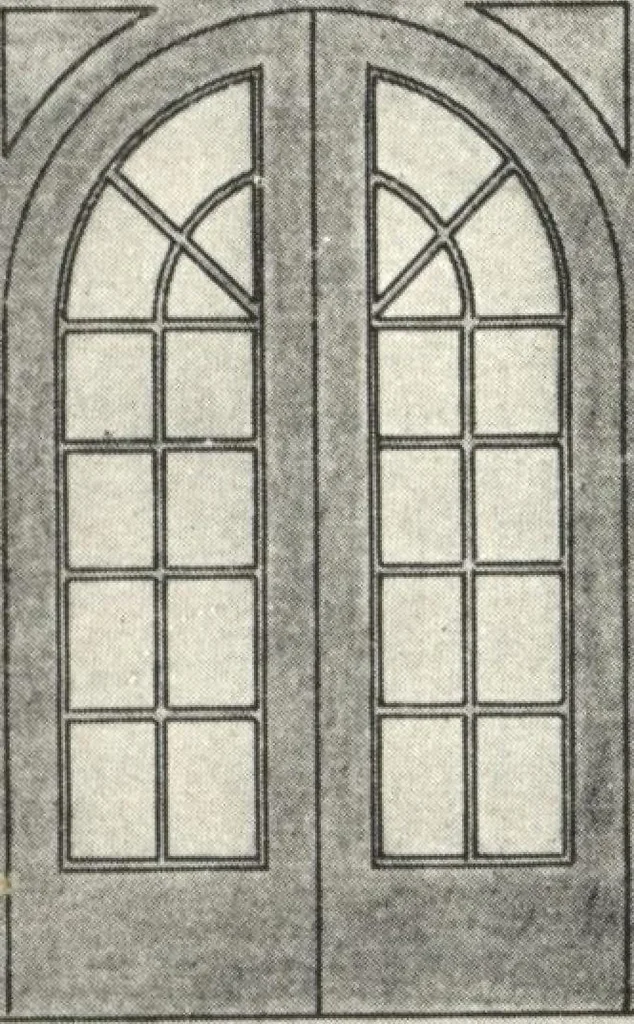 An illustration from Cement houses and private garages with constructive details, 1912, leaf 38