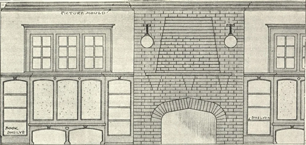 An illustration from Cement houses and private garages with constructive details, 1912, leaf 38