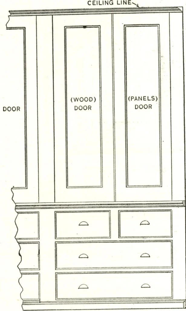 An illustration from Cement houses and private garages with constructive details, 1912, leaf 63