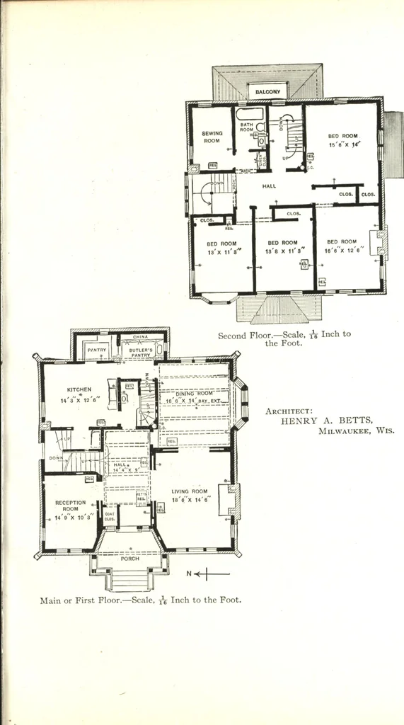 An illustration from Cement houses and private garages with constructive details, 1912, leaf 74