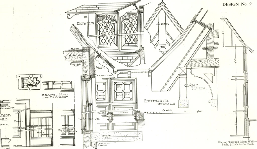 An illustration from Cement houses and private garages with constructive details, 1912, leaf 77