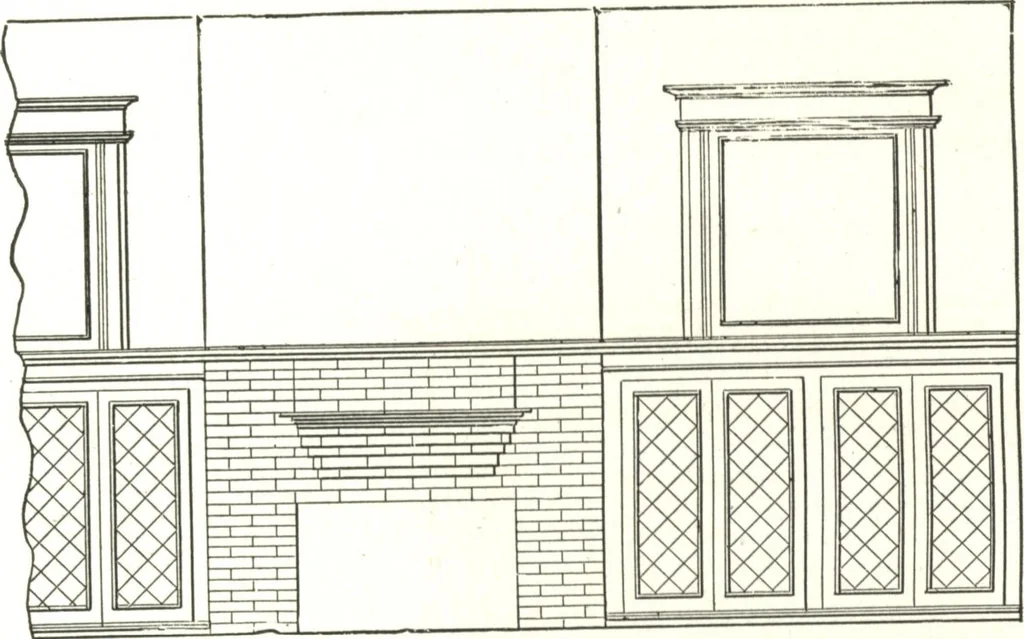 An illustration from Cement houses and private garages with constructive details, 1912, leaf 85
