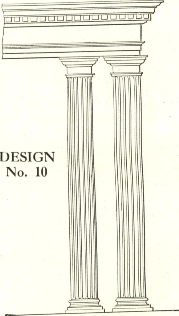 An illustration from Cement houses and private garages with constructive details, 1912, leaf 85