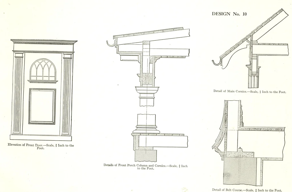 An illustration from Cement houses and private garages with constructive details, 1912, leaf 86