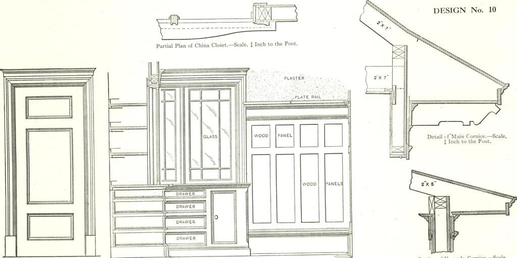 An illustration from Cement houses and private garages with constructive details, 1912, leaf 87