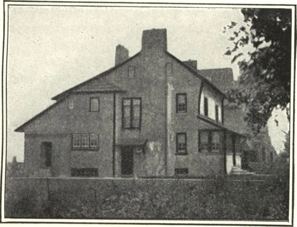 An illustration from Cement houses and private garages with constructive details, 1912, leaf 90
