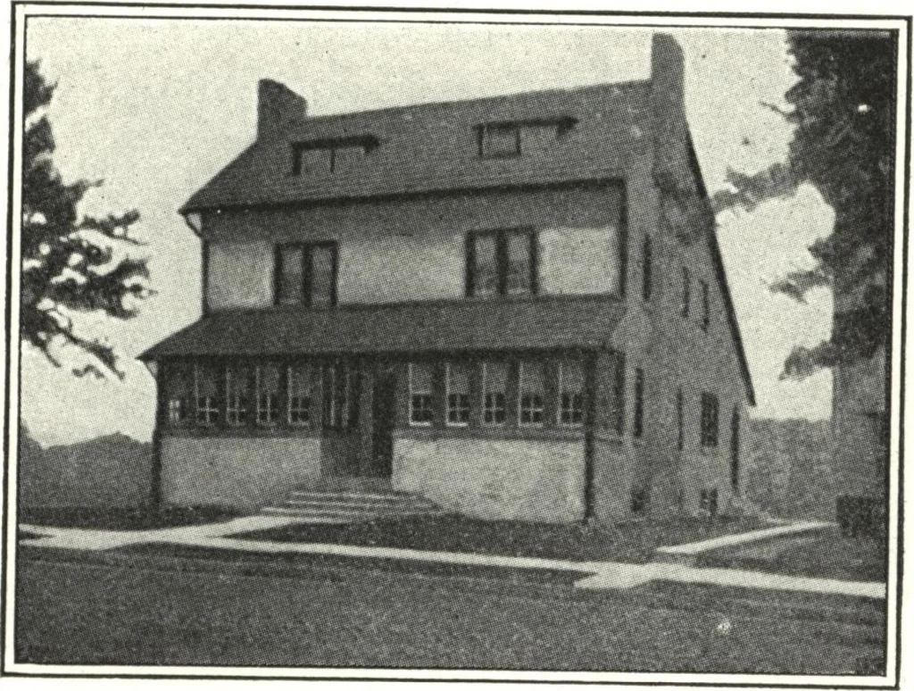 An illustration from Cement houses and private garages with constructive details, 1912, leaf 90