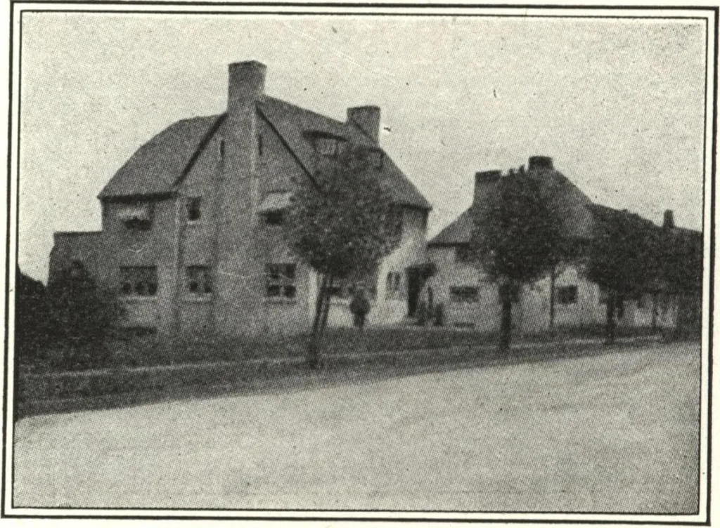 An illustration from Cement houses and private garages with constructive details, 1912, leaf 90