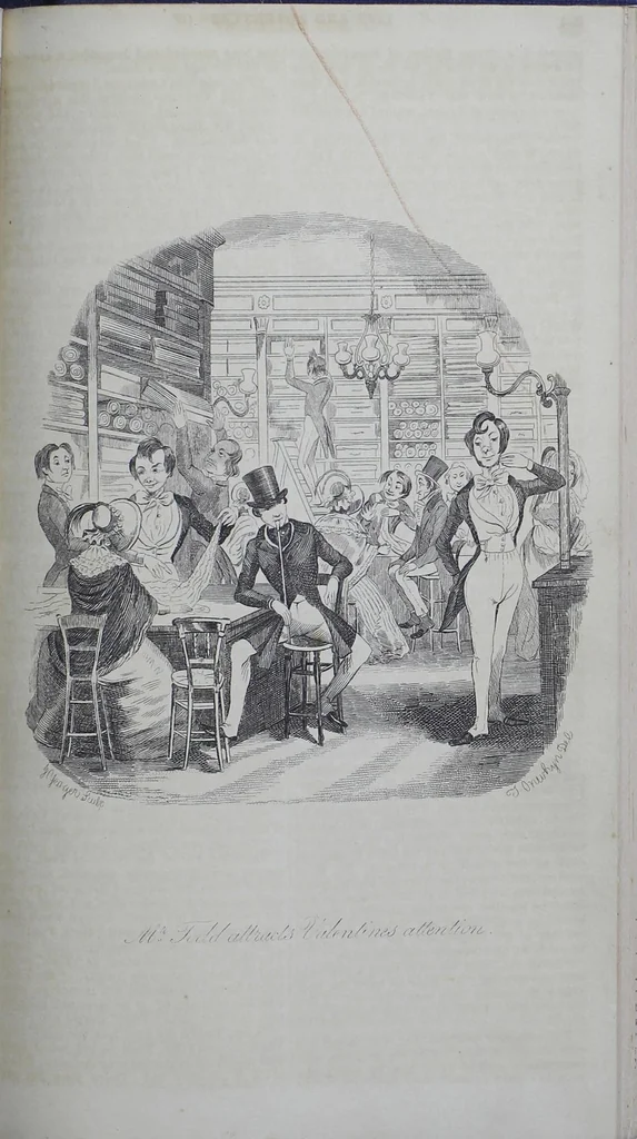 An illustration from The Life and Adventures of Valentine Vox, the Ventriloquist., 1844, leaf 283