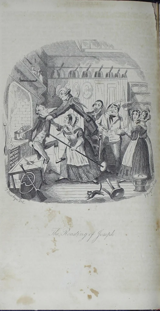An illustration from The Life and Adventures of Valentine Vox, the Ventriloquist., 1844, leaf 313