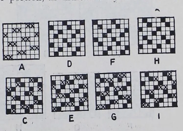 An illustration from Textile Design and Colour; Elementary Weave and Figured Fabrics, 1912, leaf 93