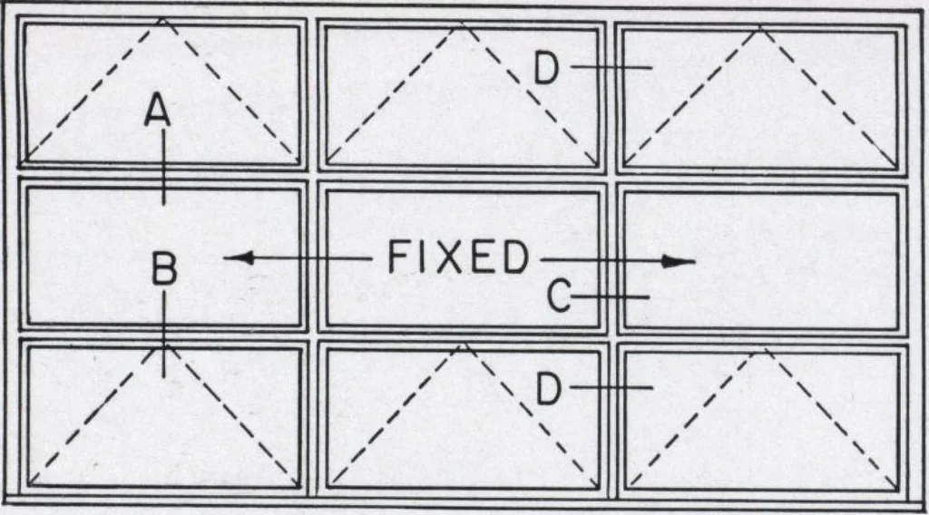 An illustration from Dealers price book no. 156: qualitybilt woodwork, 1918, leaf 100