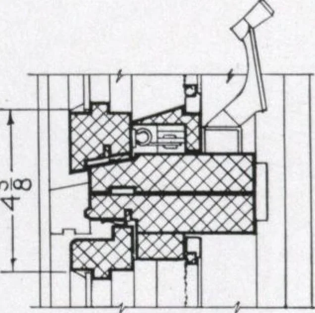 An illustration from Dealers price book no. 156: qualitybilt woodwork, 1918, leaf 100