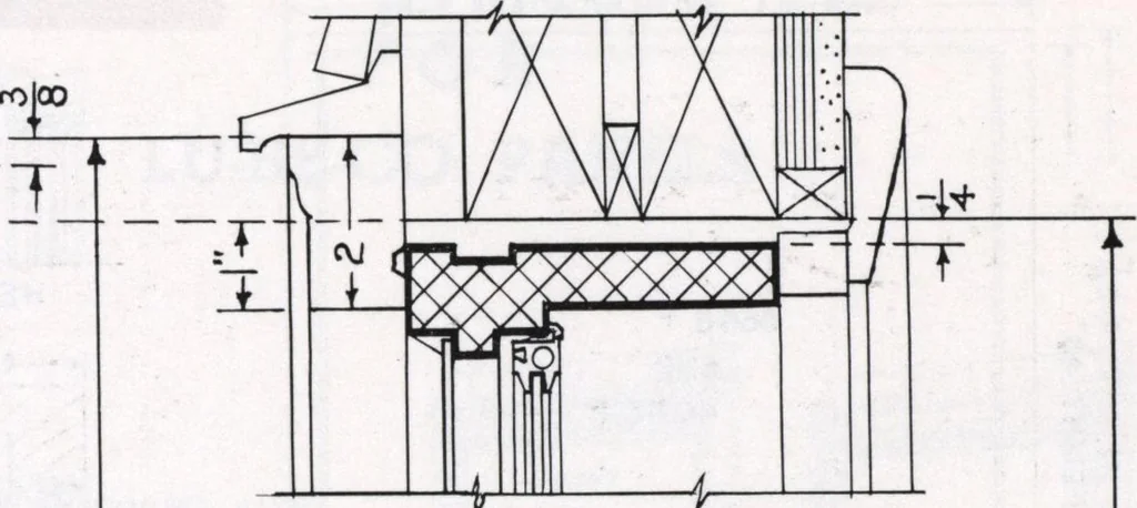 An illustration from Dealers price book no. 156: qualitybilt woodwork, 1918, leaf 101