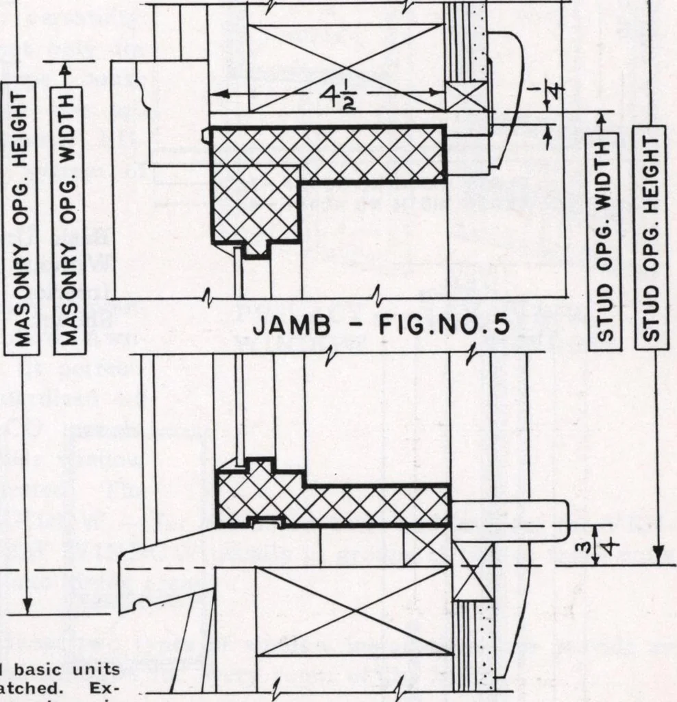 An illustration from Dealers price book no. 156: qualitybilt woodwork, 1918, leaf 101
