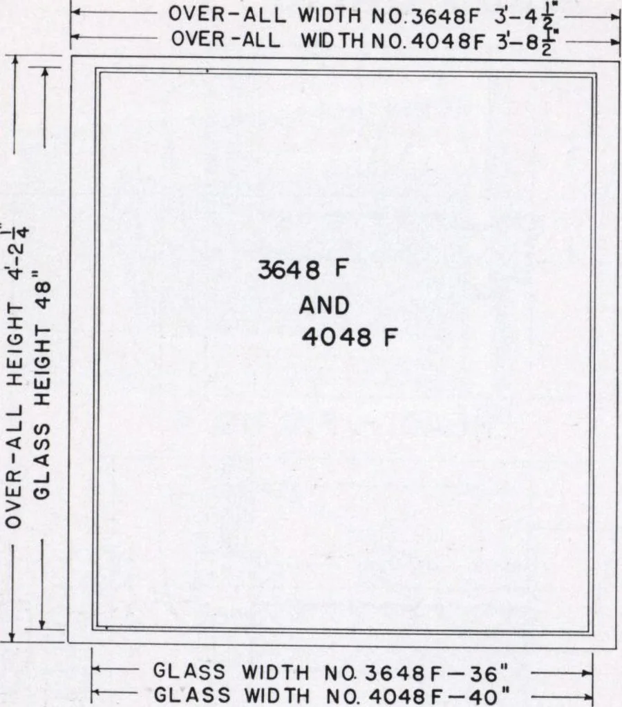 An illustration from Dealers price book no. 156: qualitybilt woodwork, 1918, leaf 102