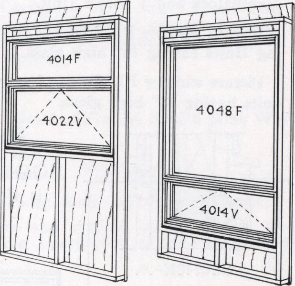 An illustration from Dealers price book no. 156: qualitybilt woodwork, 1918, leaf 103