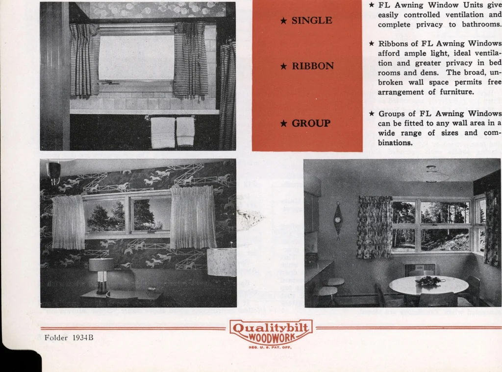 An illustration from Dealers price book no. 156: qualitybilt woodwork, 1918, leaf 106