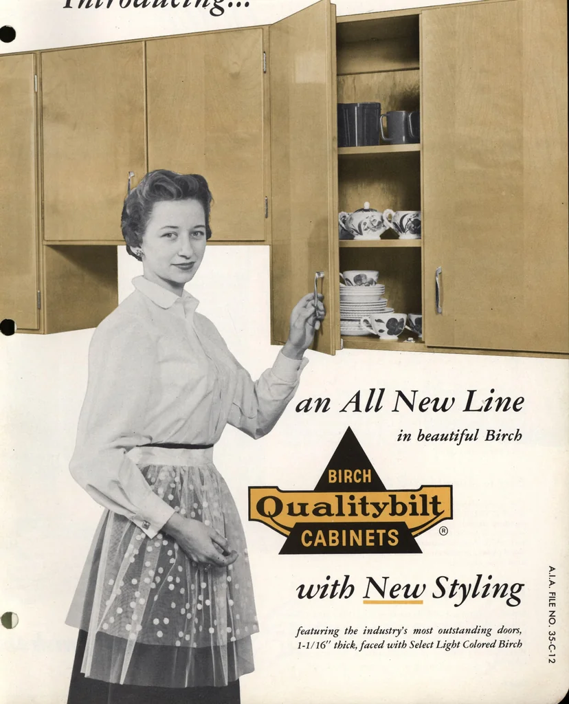 An illustration from Dealers price book no. 156: qualitybilt woodwork, 1918, leaf 107