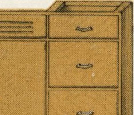 An illustration from Dealers price book no. 156: qualitybilt woodwork, 1918, leaf 112