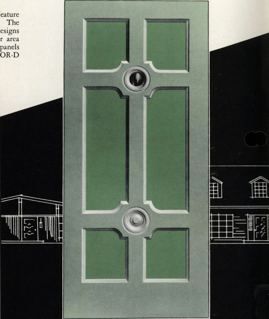 An illustration from Dealers price book no. 156: qualitybilt woodwork, 1918, leaf 13